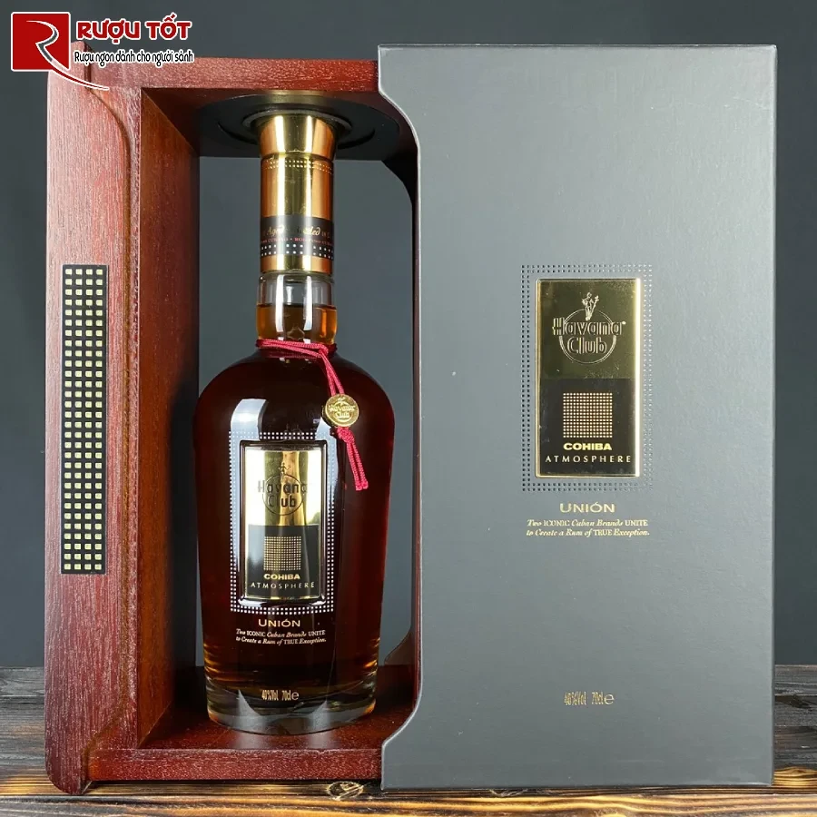 ruou havana club union 40% 700ml cuba