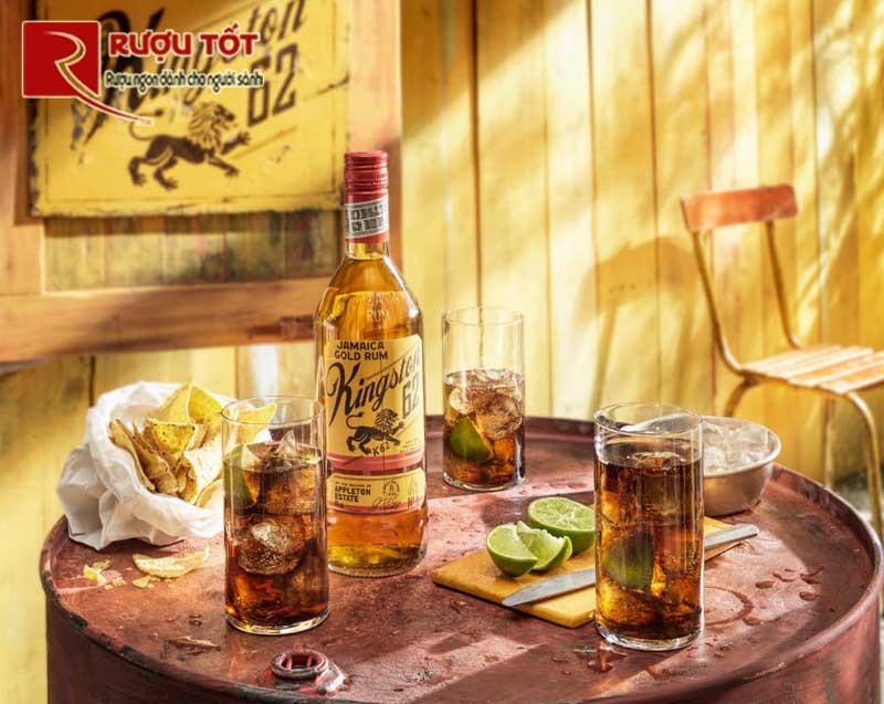 Rượu Kingston 62 Gold Rum