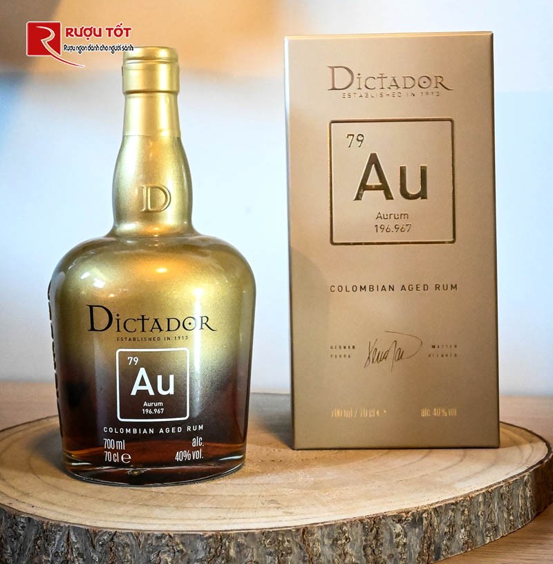 Rượu Rum Dictador Aurum