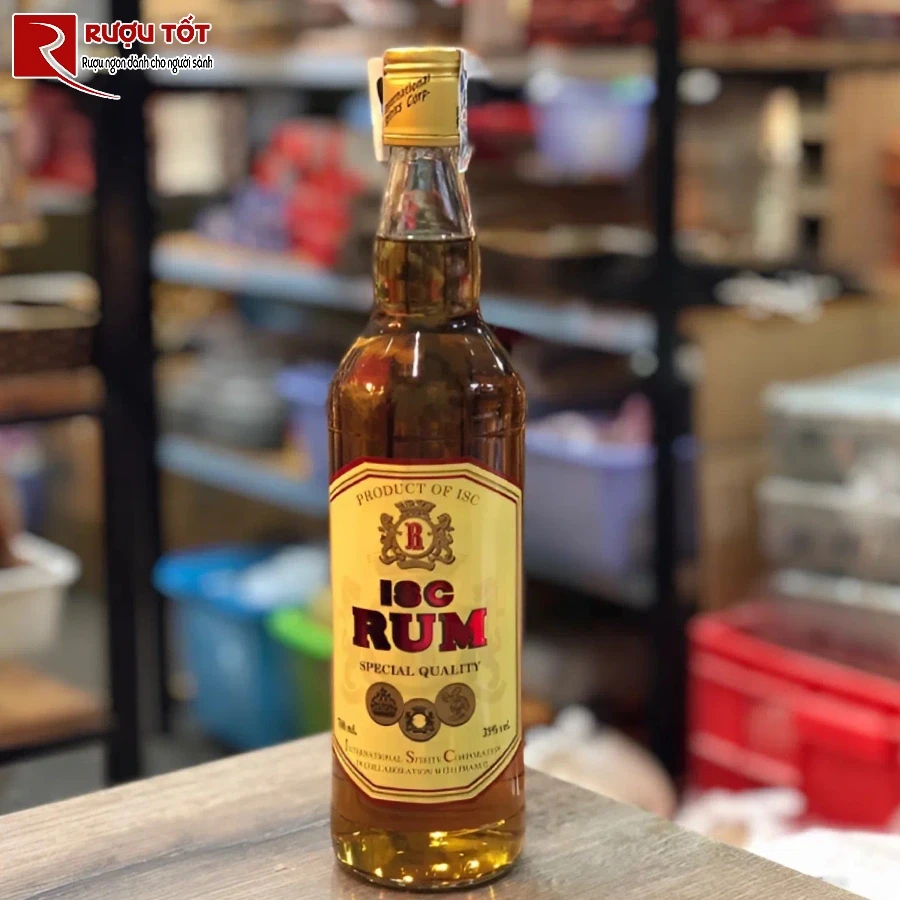 ruou rum isc gold 39% 700ml chinh hang viet nam