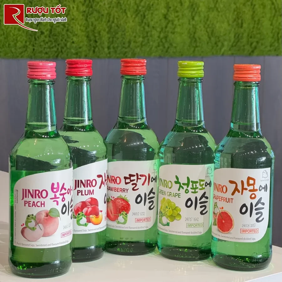 gia ruou soju nhap khau chinh hang
