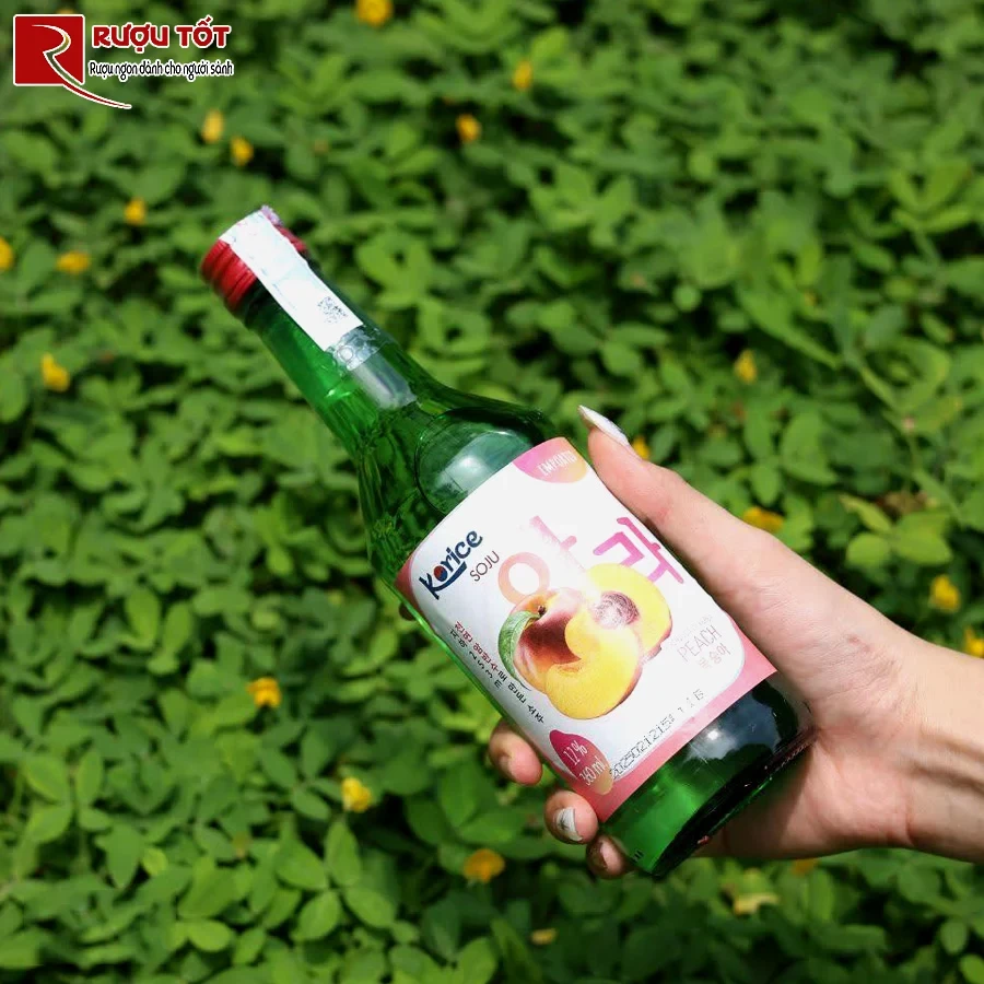 ruou soju korice trai cay han quoc 360ml