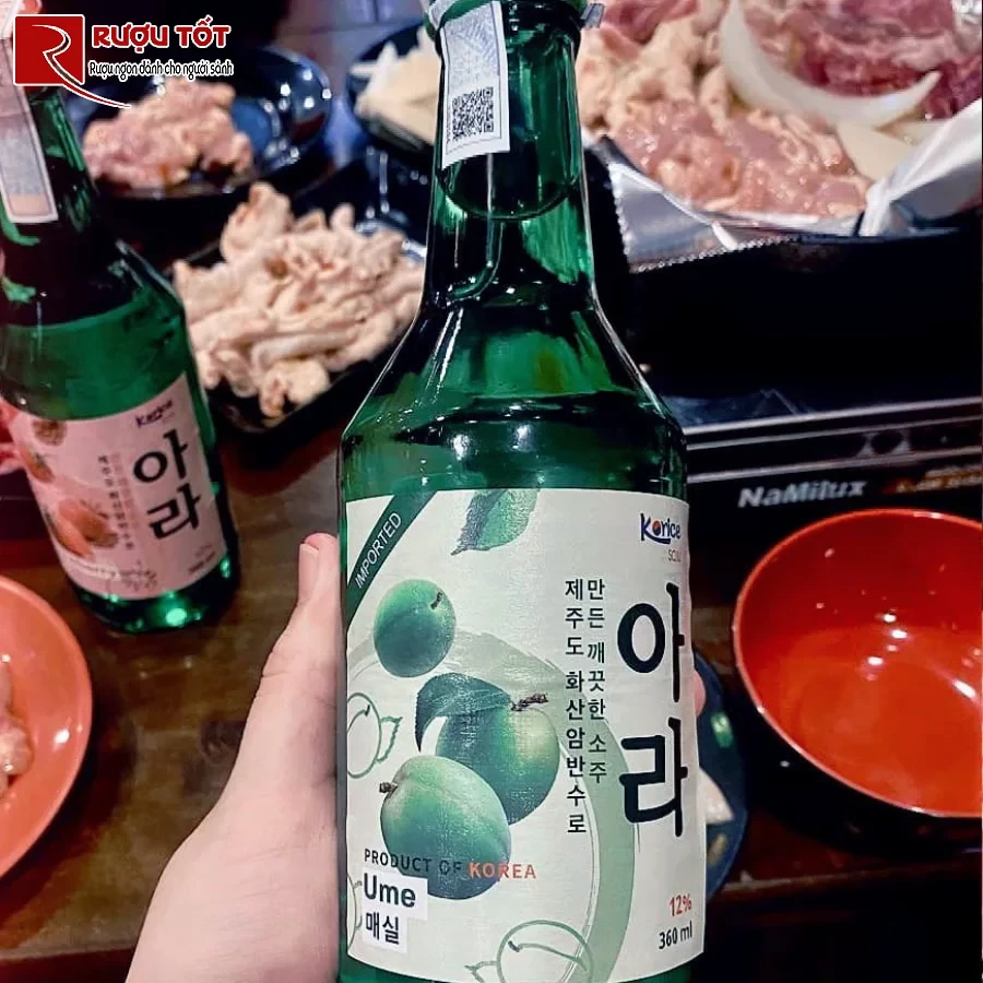 ruou soju mo chinh hang