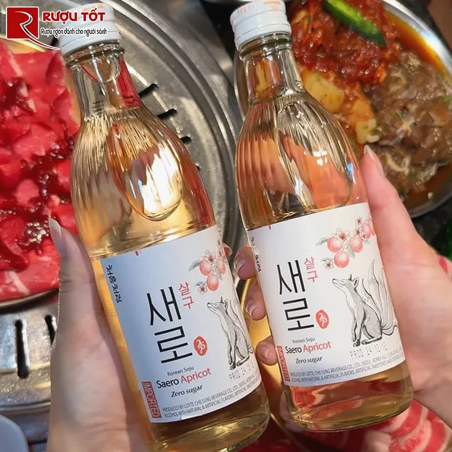 ruou soju saero chum churum vi vai khong duong