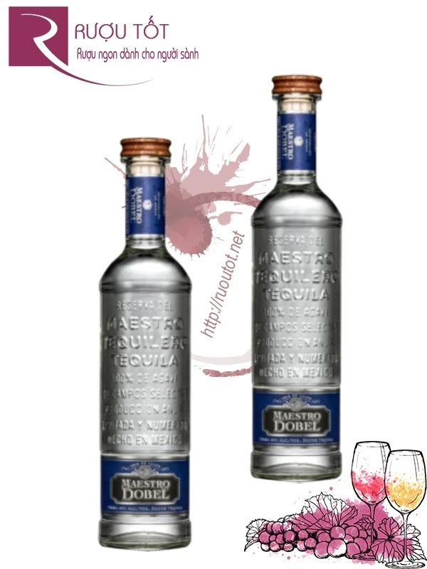 Rượu Tequila Maestro Dobel Silver