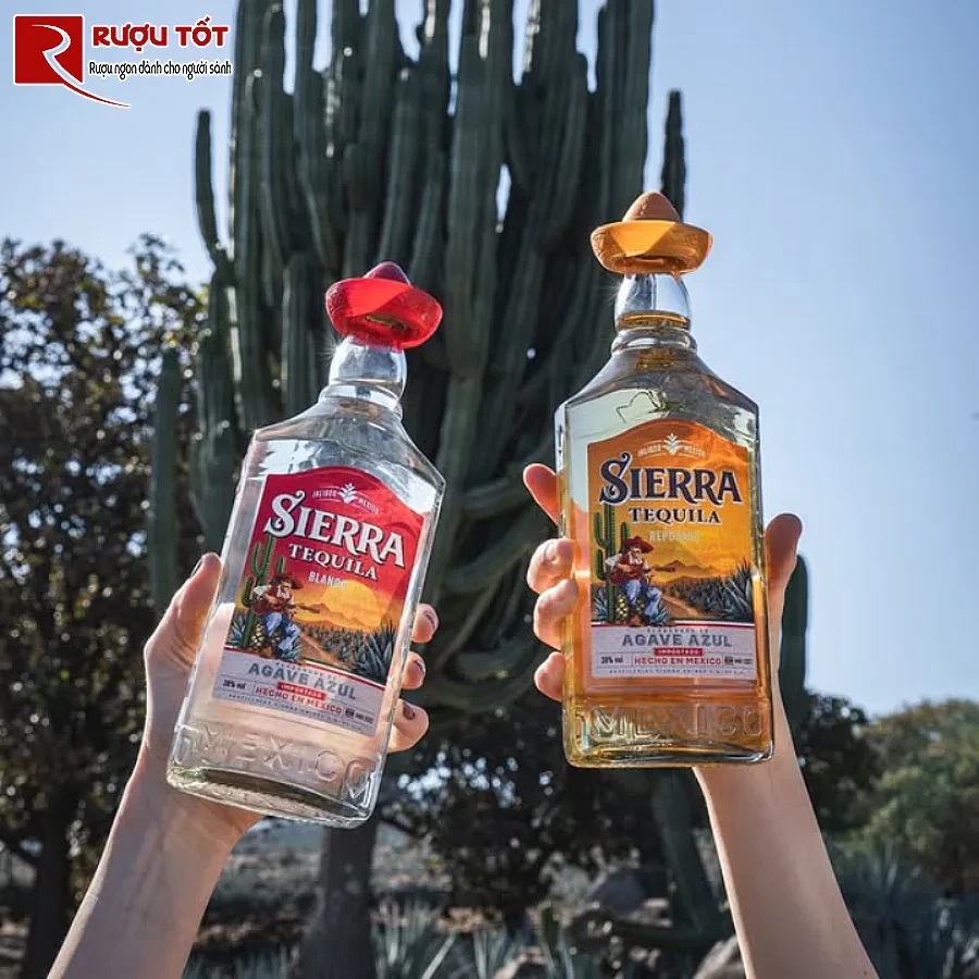 ruou sierra tequila silver 700ml 38% mexico gia tot