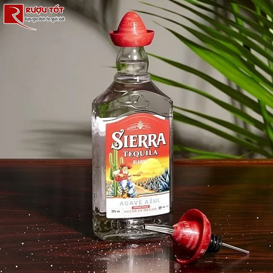 ruou sierra tequila silver 700ml 38% nhap khau mexico