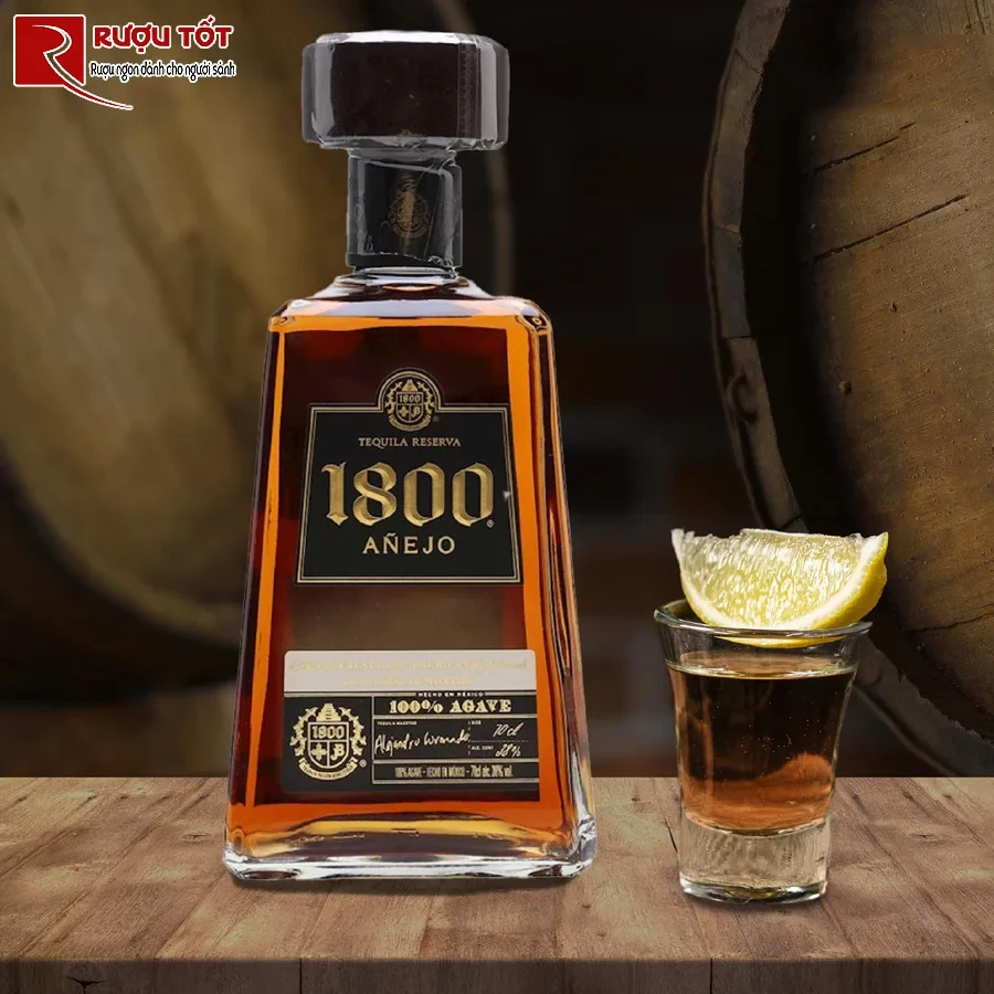 ruou tequila 1800 anejo 750ml 38% mexico