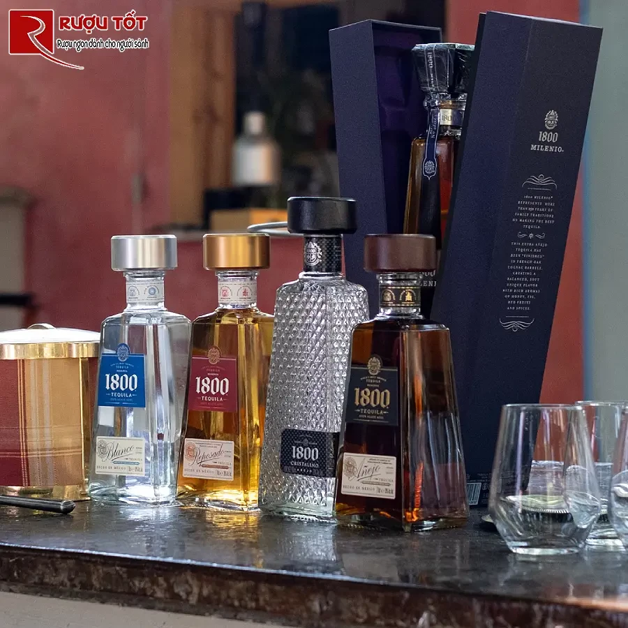 ruou tequila 1800 chinh hang tu mexico