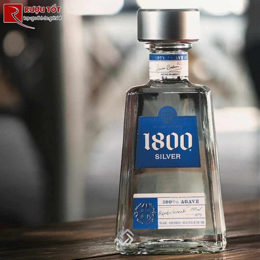 ruou tequila 1800 silver mexico 750ml 40%