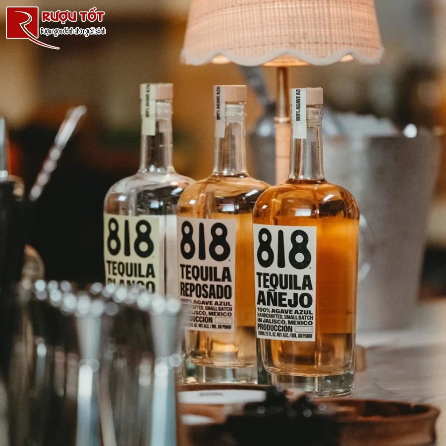 ruou tequila 818 chinh hang mexico