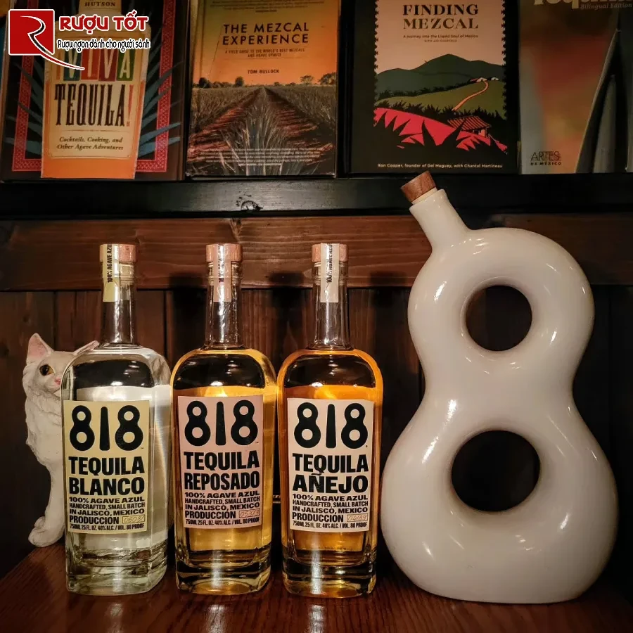 ruou tequila 818 mexico chinh hang