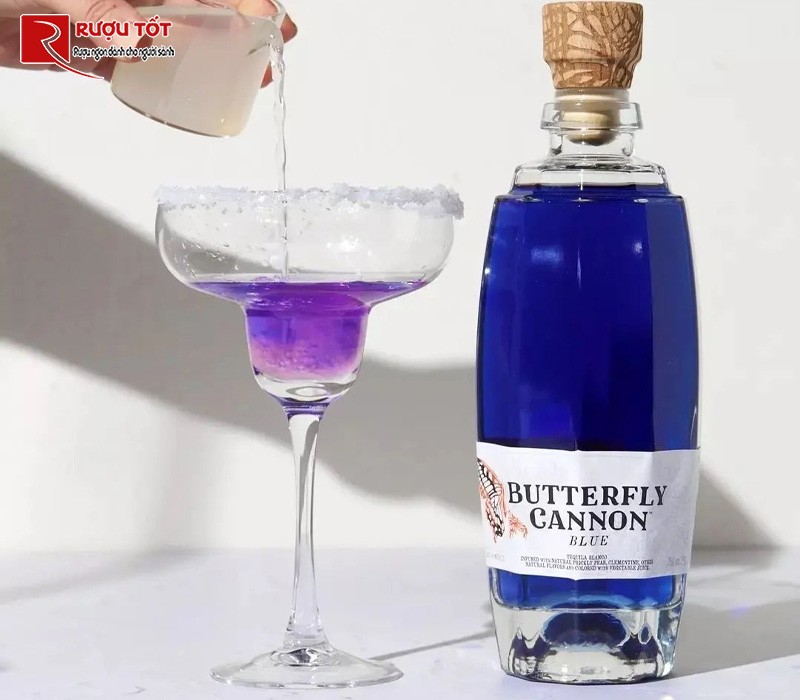 Rượu Tequila Butterfly Cannon Blue