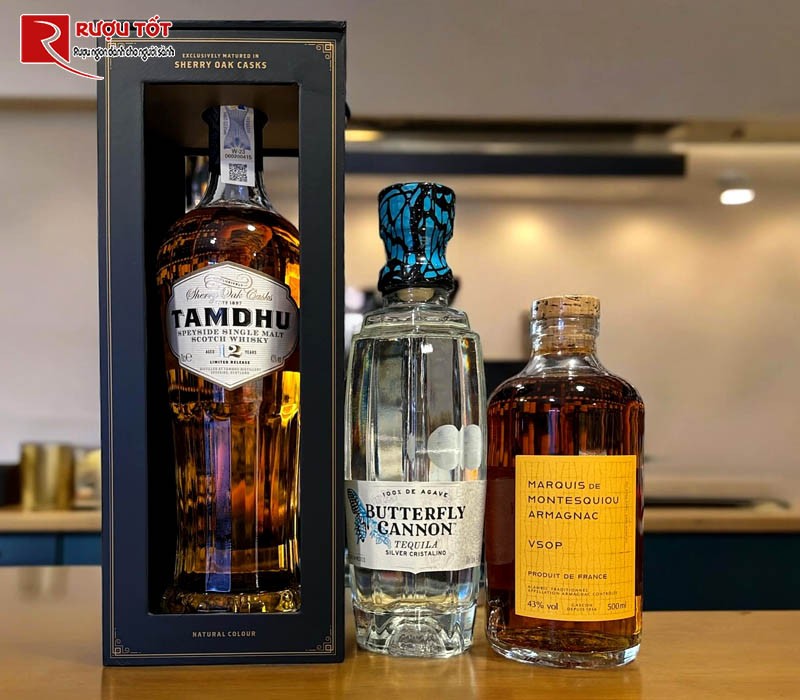 Rượu Tequila Butterfly Cannon Cristalino