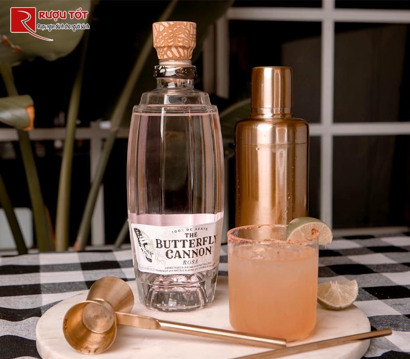 Rượu Tequila Butterfly Cannon Rosa