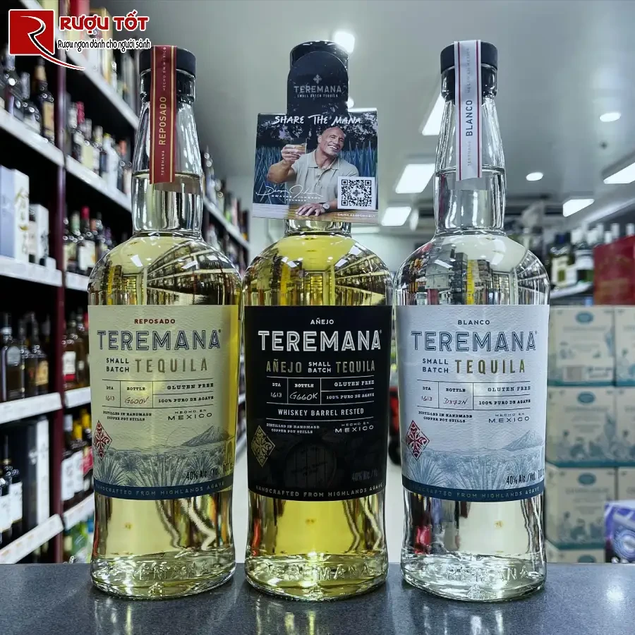 ruou teremana 750ml 40% chinh hang mexico