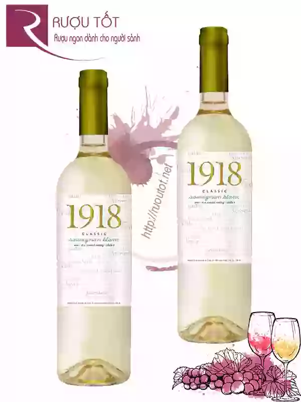Rượu Vang trắng 1918 Classic Sauvignon Blanc 13 độ