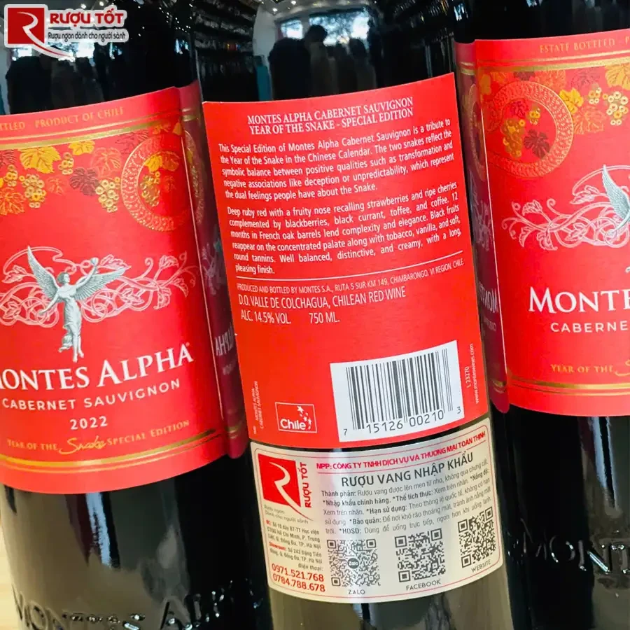 Montes Alpha Cabernet Sauvignon Year Of The Snake 750ml