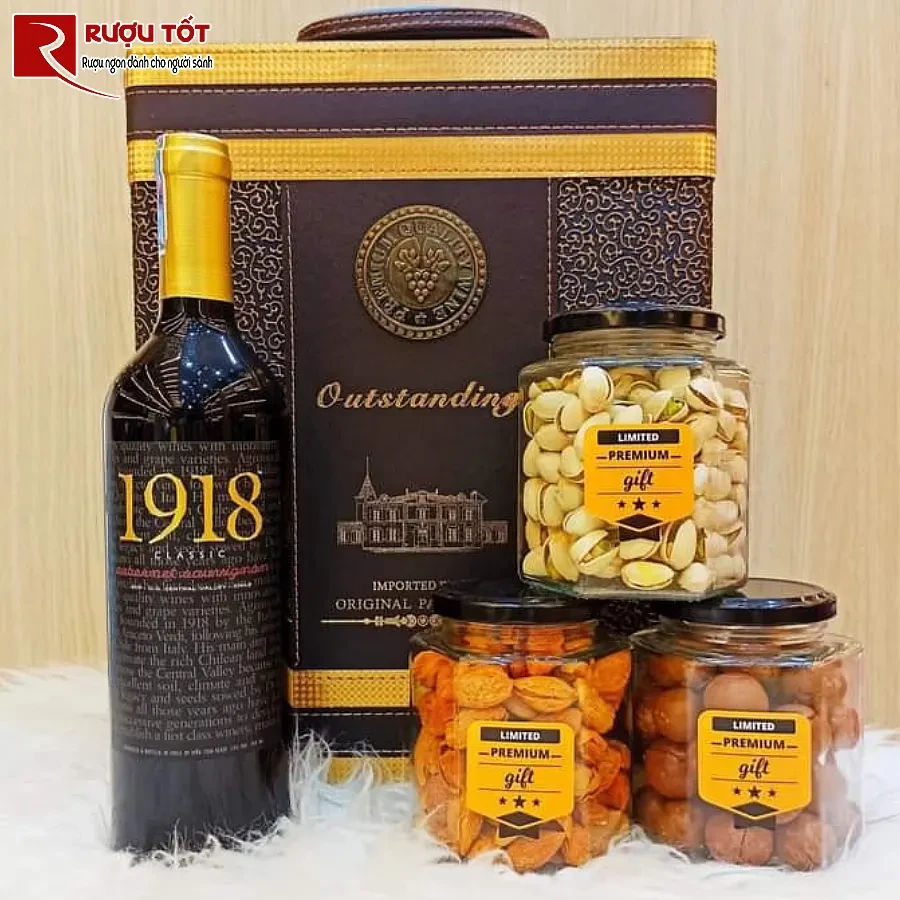ruou 1918 classic cabernet sauvignon 13% 750ml chile