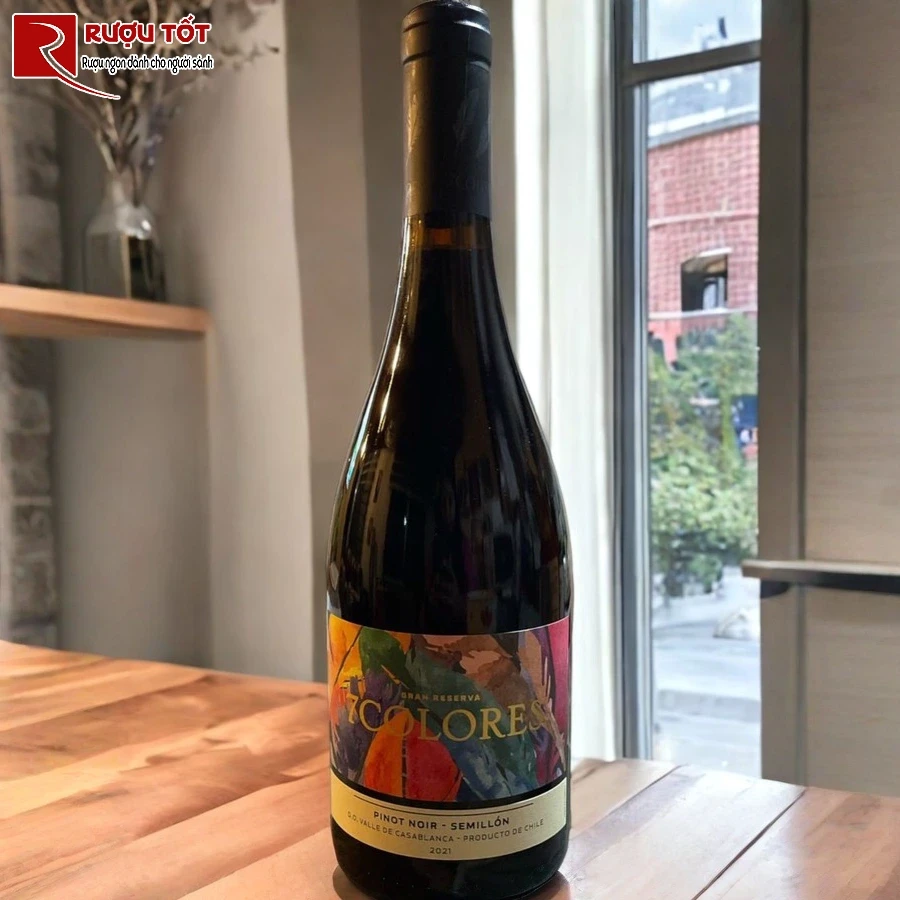 ruou 7 colores gran reserva pinot noir semillon