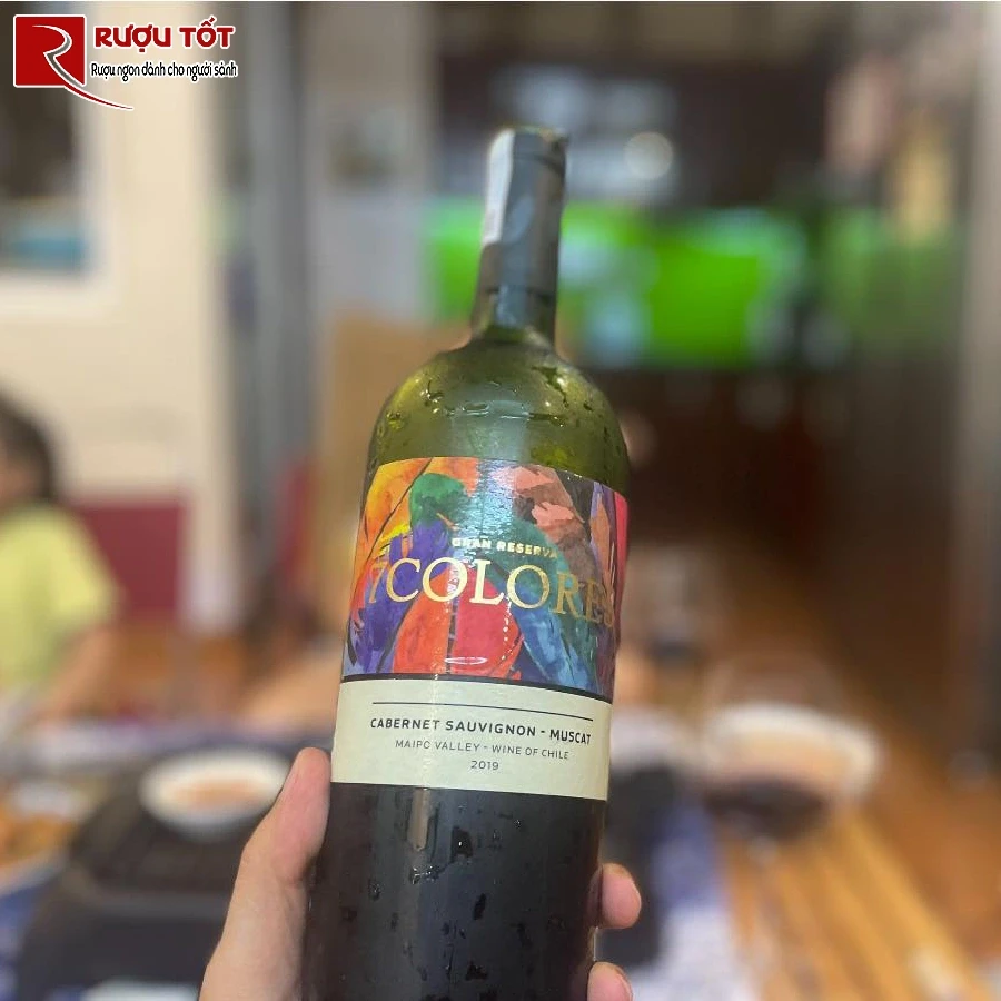 ruou 7colores gran reserva muscat