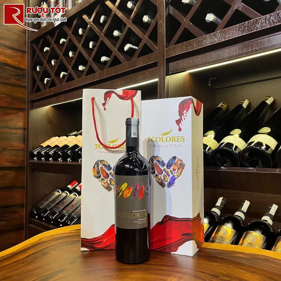 ruou 7colores single vineyard red blend