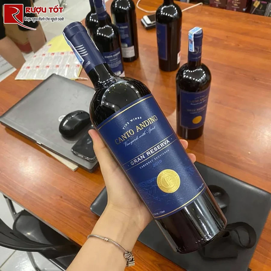 ruou canto andino grand reserve rapel valley 750ml 13,5%