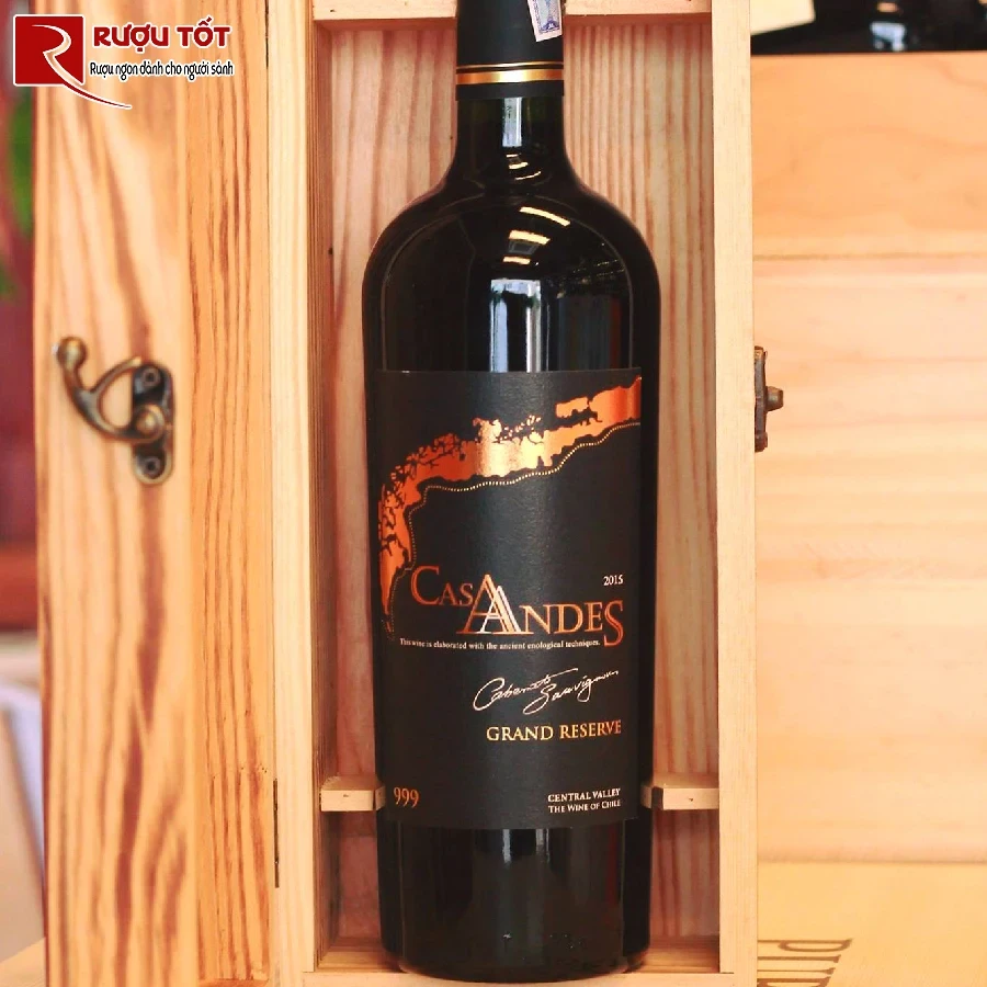 ruou cas andes grand reserve cabernet sauvignon