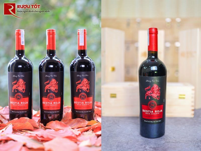 Rượu Chile Bestia Roja