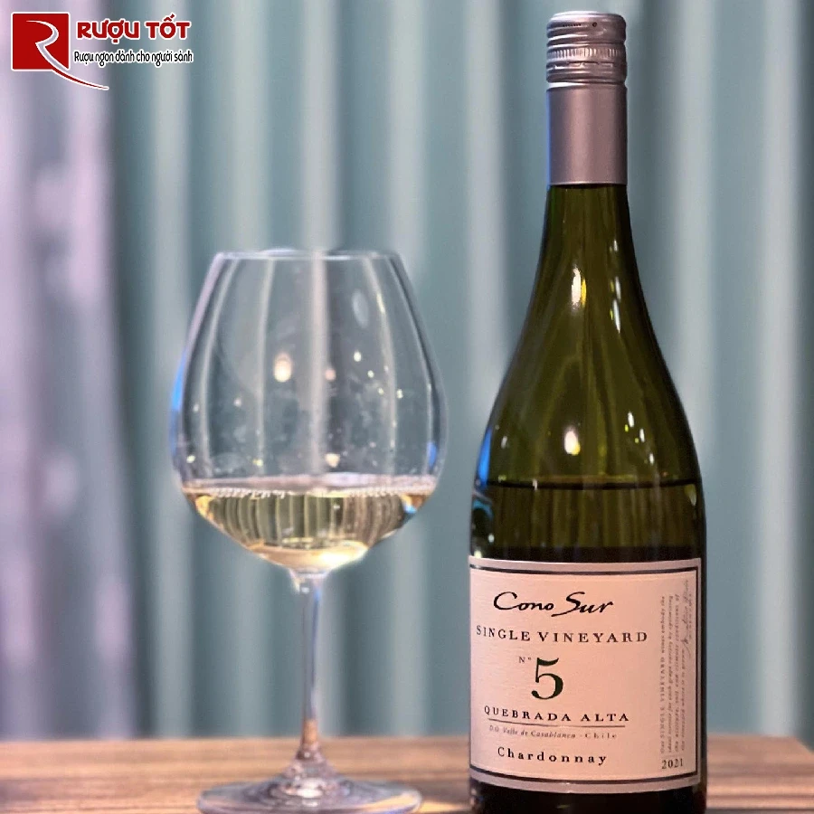 ruou cono sur single vineyard 5 quebrada alta