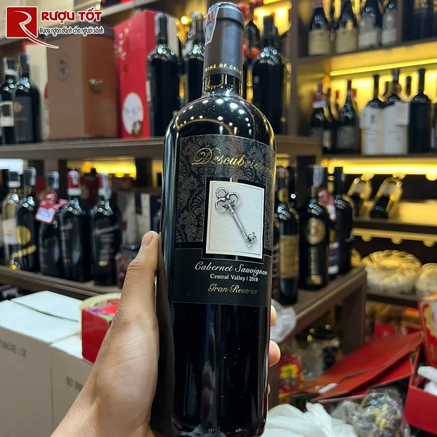 ruou descubridores cabernet sauvignon gran reserva 14% 750ml