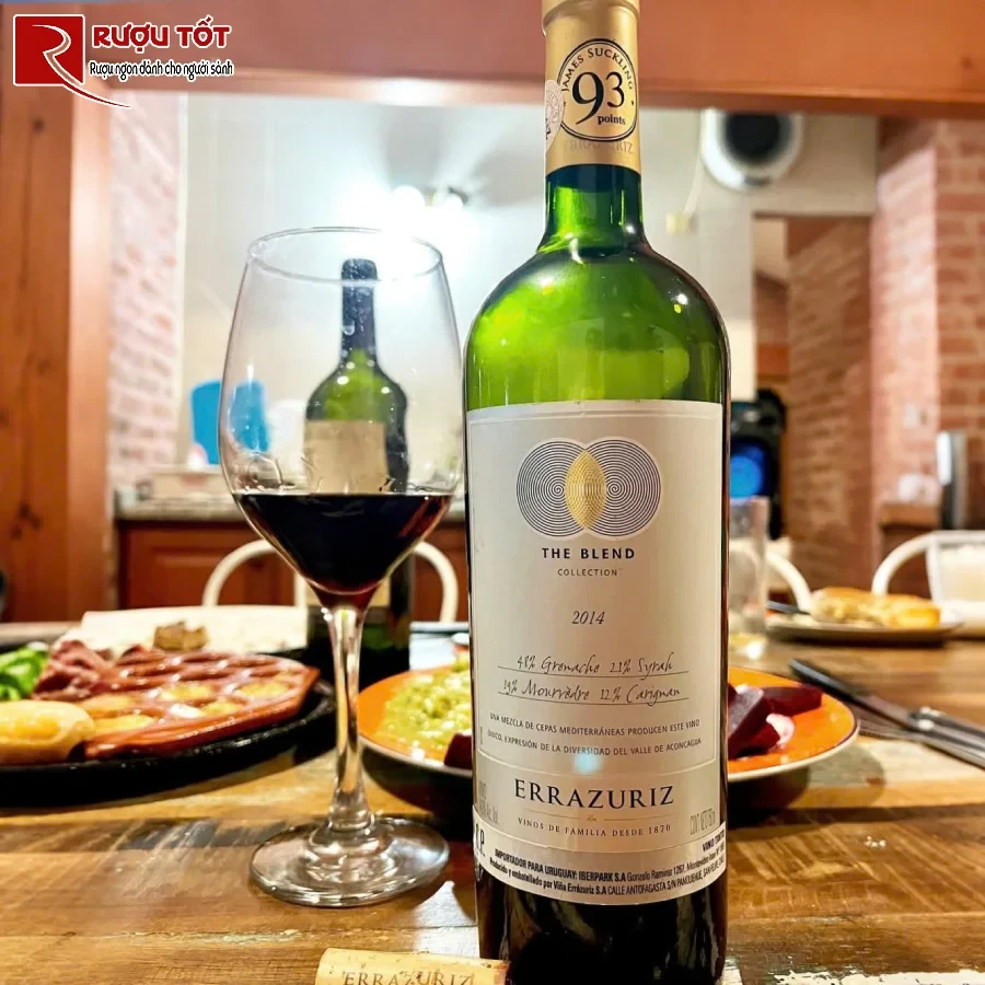 ruou errazuriz the blend limited edition cao cap