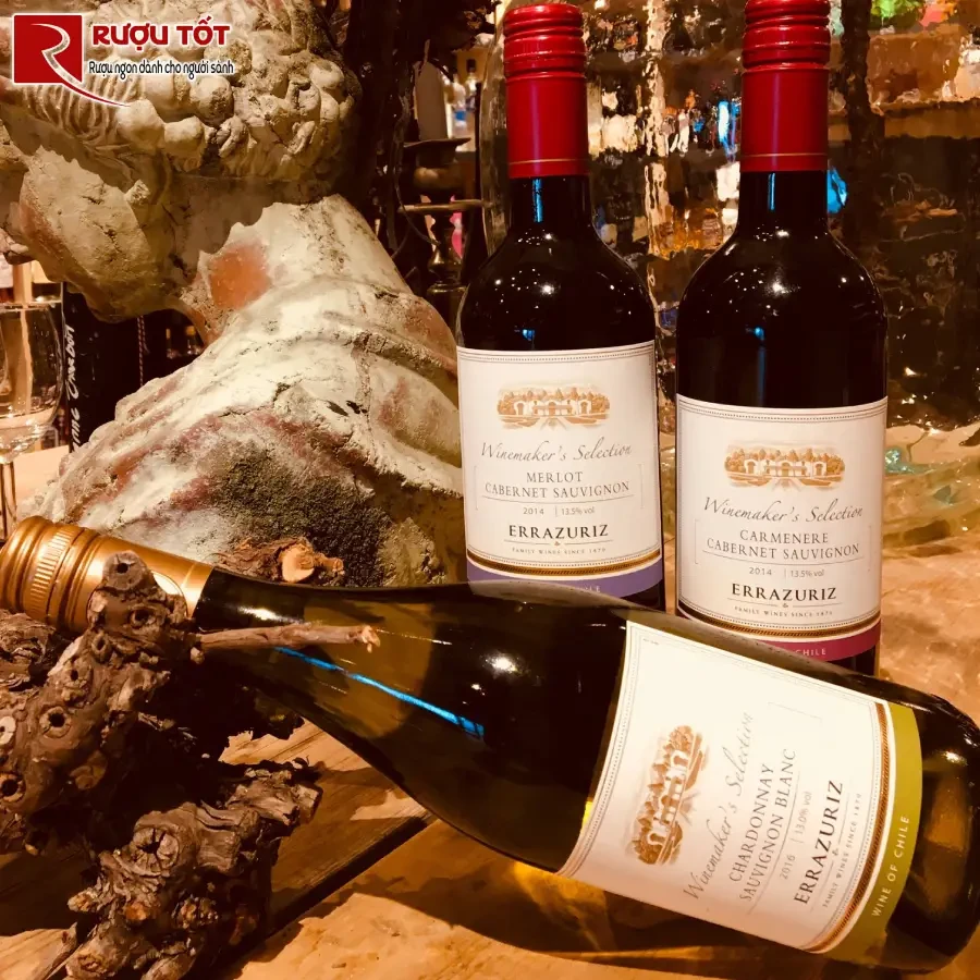 ruou errazuriz winemakers selection chardonnay sauvignon blanc