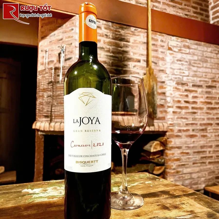 ruou la joya reserva carmenere 13,5% 750ml chat luong