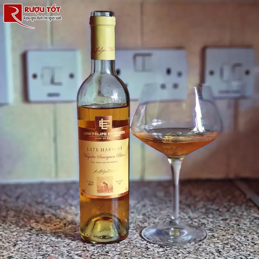 ruou luis felipe edwards late harvest 750ml 12% chile
