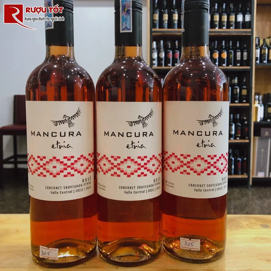 ruou mancura etnia rose cabernet syrah 750ml hao hang