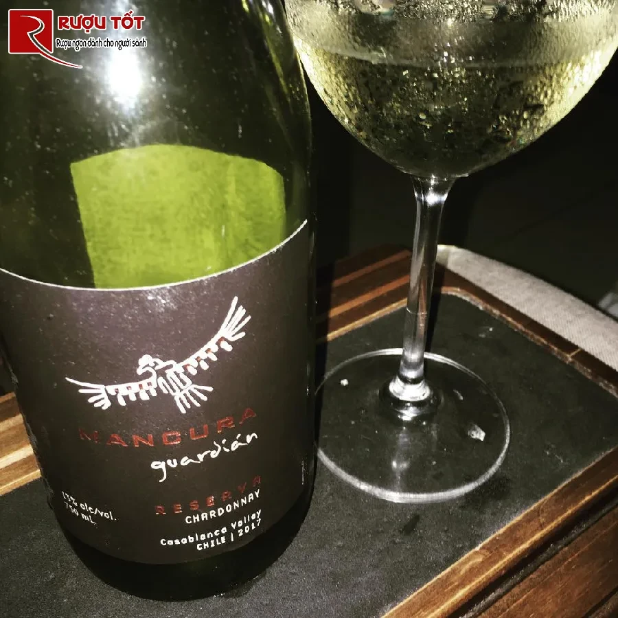 ruou mancura guardian reserva chardonnay