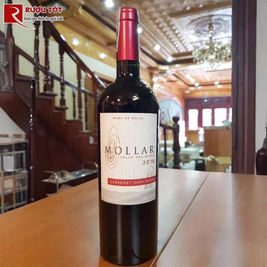 ruou mollar cabernet sauvignon 750ml 13,5% gia re
