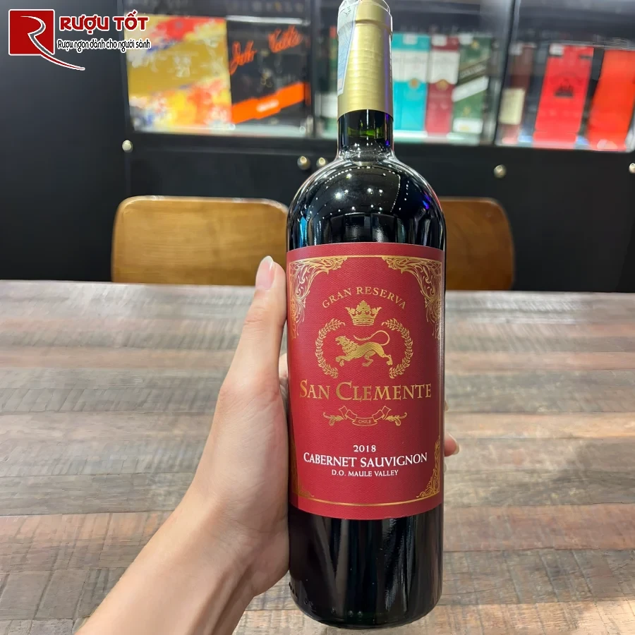 ruou san clemente gran reserva cabernet sauvignon chile