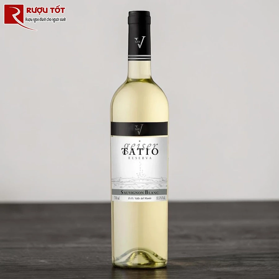 ruou san v geiser tatio sauvignon blanc reserve 12,5% 750ml