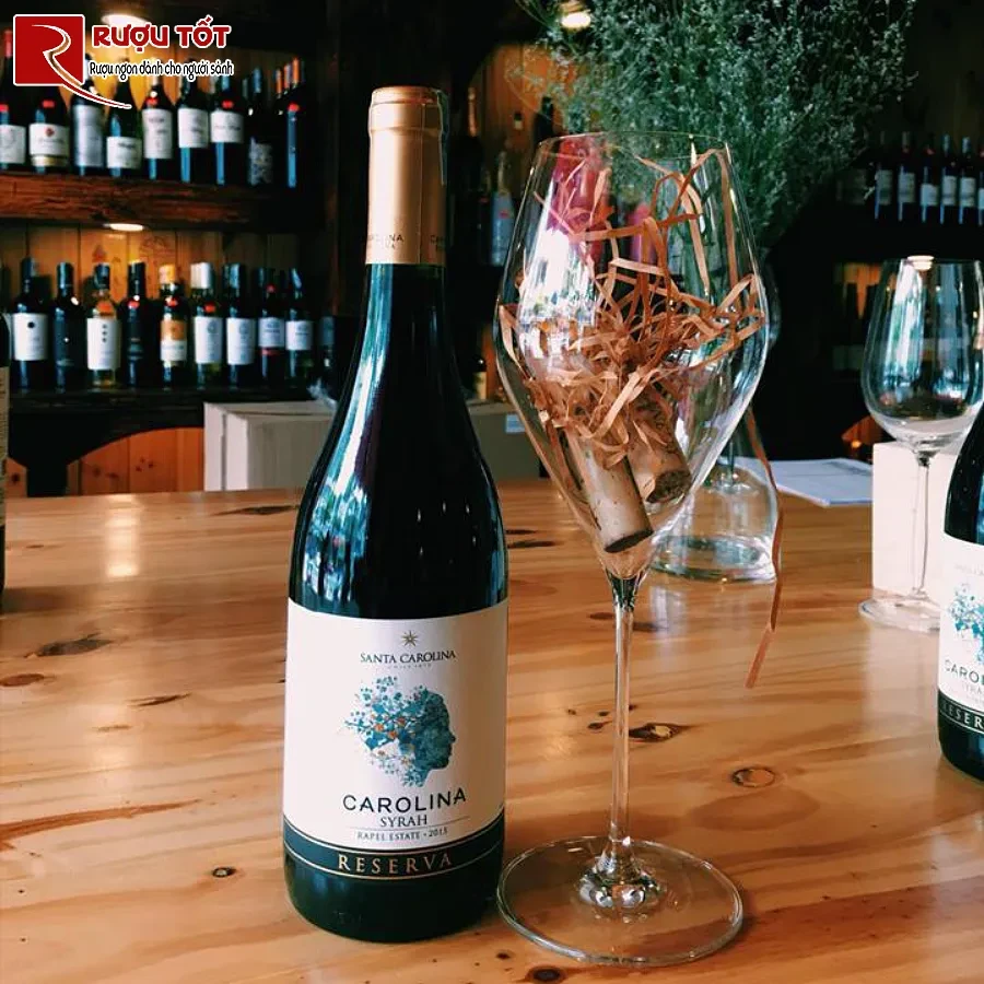ruou santa carolina reserva syrah hao hang chile