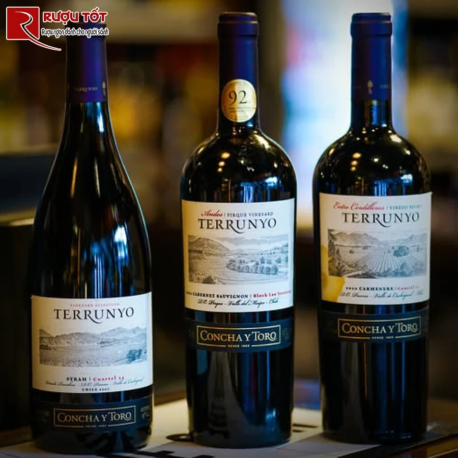 ruou terrunyo syrah block 3 discontinued 750ml 14% cao cap
