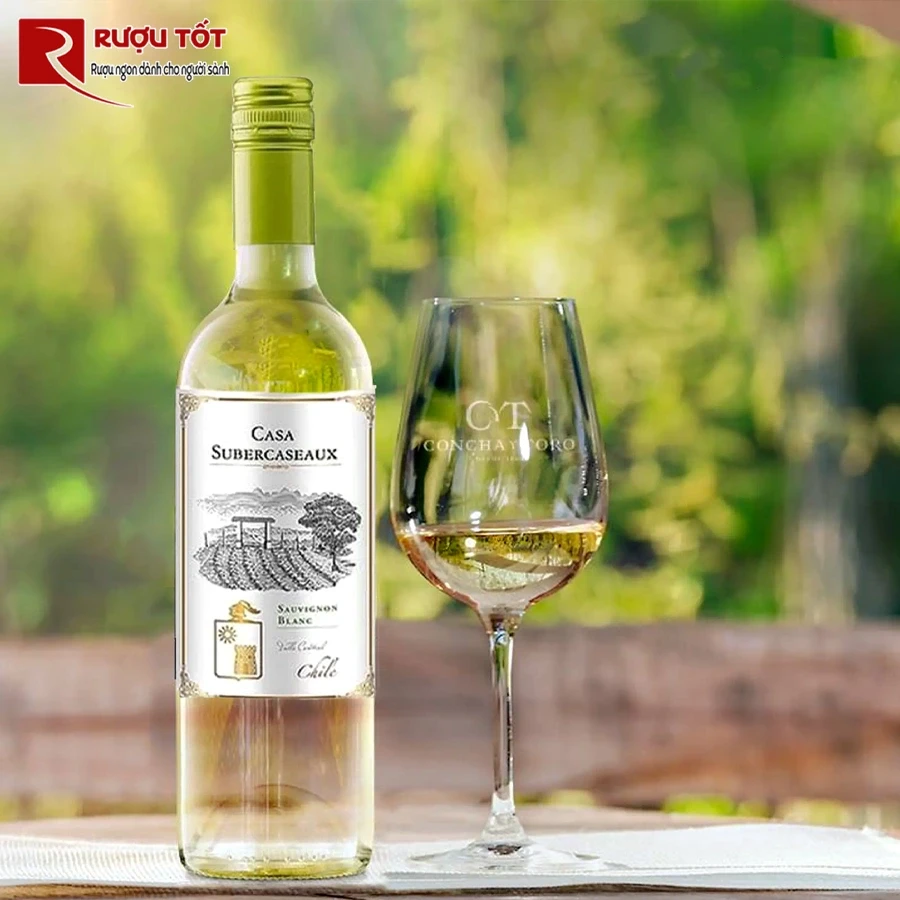 Rượu trắng Chile Casa Subercaseaux Sauvignon