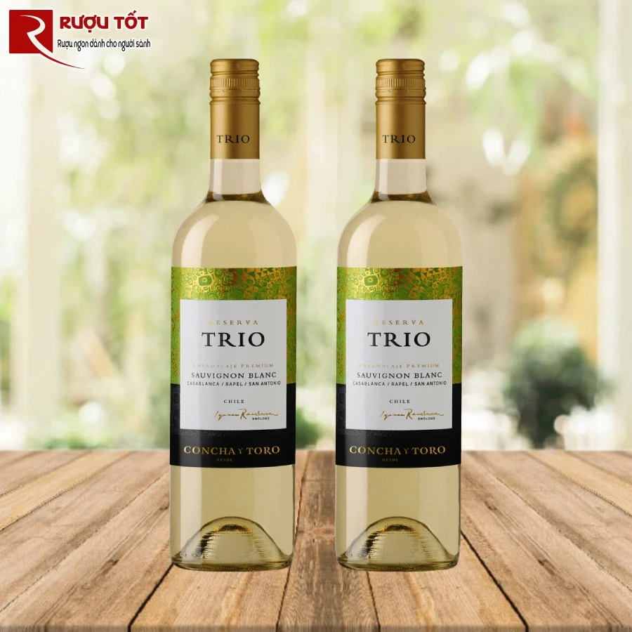 ruou trio sauvignon blanc concha y toro