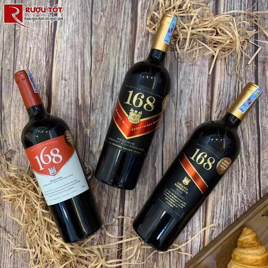 ruou vang 168 chile nhap khau chinh hang gia tot