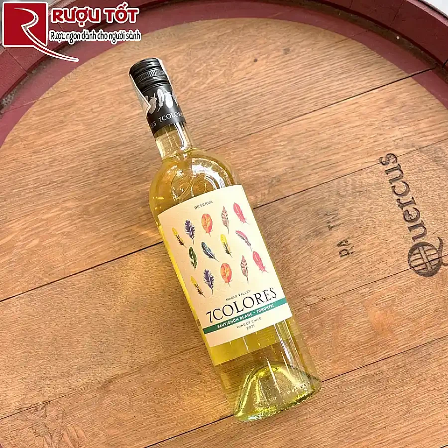 ruou vang 7 colores reserva sauvignon blanc torontel