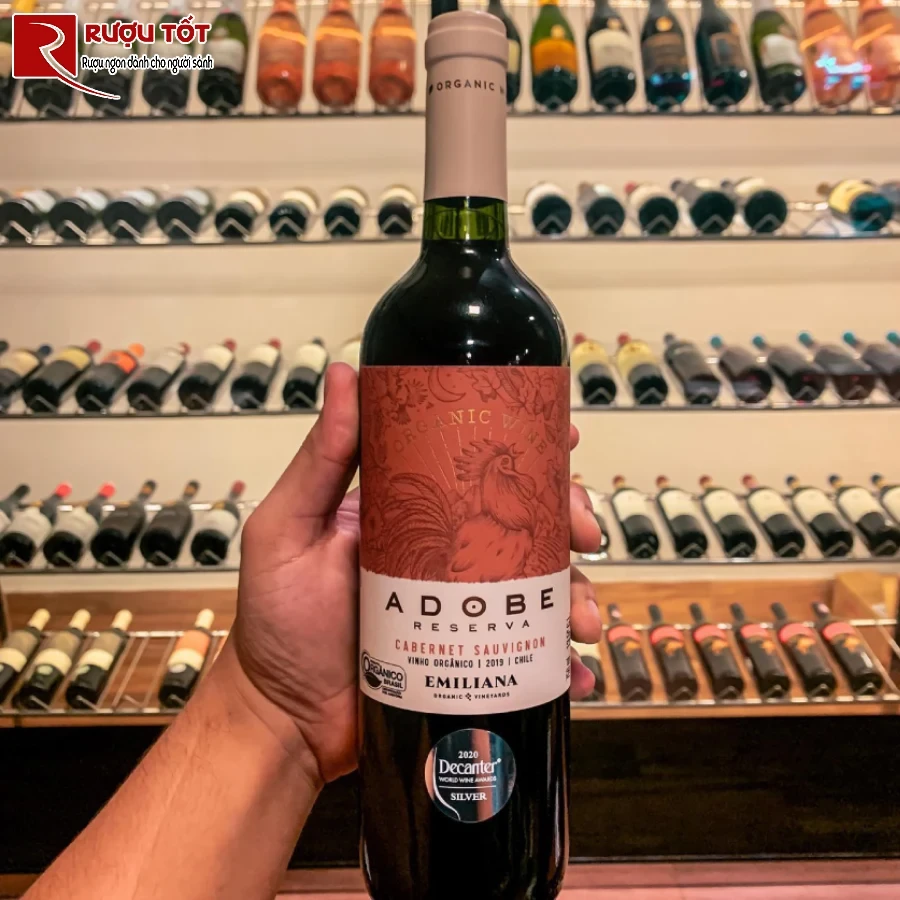 ruou vang adobe emiliana cabernet sauvignon 13,5% 750ml