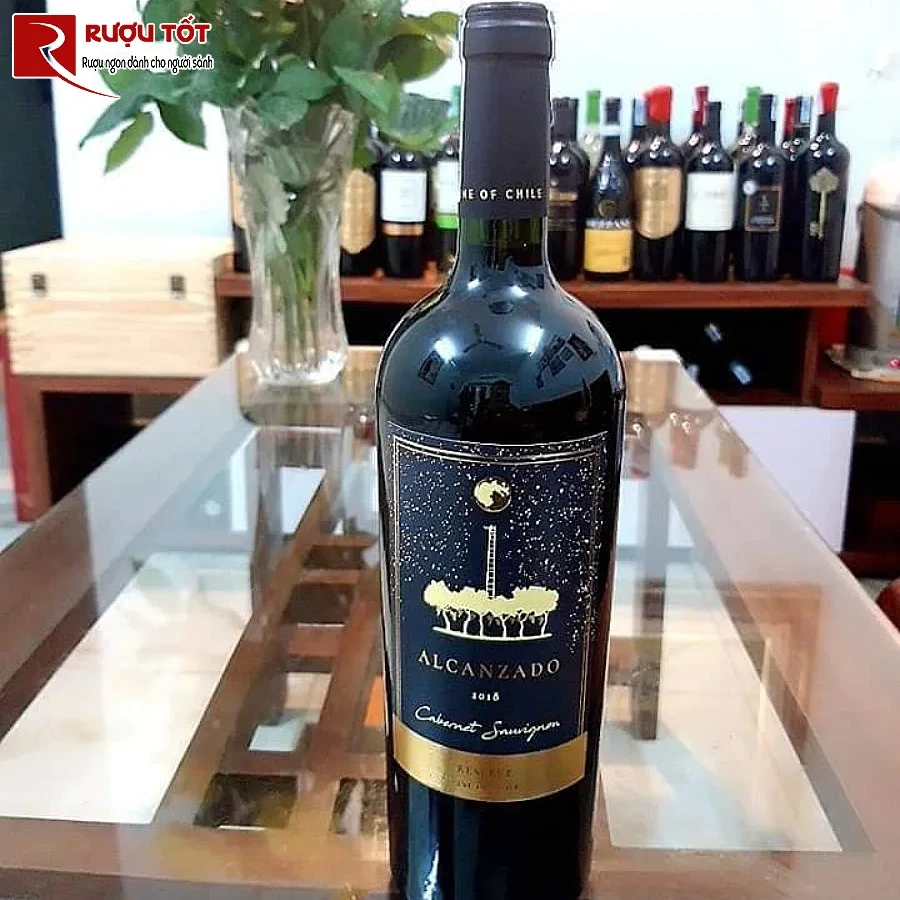 ruou vang alcanzado reserva cabernet sauvignon