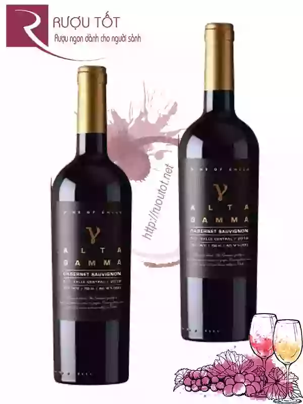 Rượu vang Alta Gamma Cabernet Sauvignon Maule Valley Chính hãng