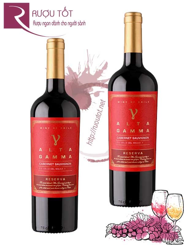 Rượu vang Alta Gamma Reserva Cabernet Sauvignon Chính hãng